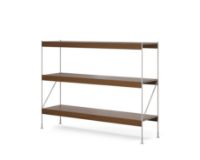 Billede af Audo Copenhagen Zet Storage System H: 114 cm - Ivory/Dark Stained Oak