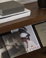 Billede af Audo Copenhagen Zet Storage System H: 114 cm - Ivory/Dark Stained Oak