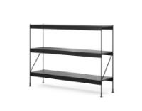 Billede af Audo Copenhagen Zet Storage System H: 114 cm - Black/Black Oak  