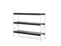 Billede af Audo Copenhagen Zet Storage System H: 114 cm - Ivory/Black Oak 