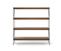 Billede af Audo Copenhagen Zet Storage System H: 158 cm - Black/Dark Stained Oak  
