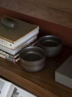 Billede af Audo Copenhagen Zet Storage System H: 158 cm - Ivory/Dark Stained Oak  