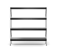 Billede af Audo Copenhagen Zet Storage System H: 158 cm - Black/Black Oak  