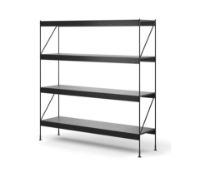 Billede af Audo Copenhagen Zet Storage System H: 158 cm - Black/Black Oak  