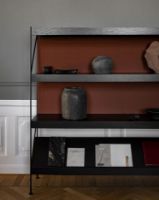 Billede af Audo Copenhagen Zet Storage System H: 158 cm - Black/Black Oak  