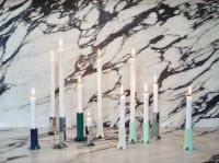 Billede af HAY Arcs Candleholder S H: 9 cm - Dark Blue