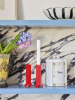 Billede af HAY Arcs Candleholder L H: 13 cm - Red