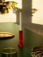 Billede af HAY Arcs Candleholder L H: 13 cm - Red