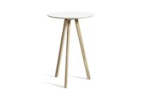 Billede af HAY CPH 20 Round Table Ø: 70 cm - Lacquered Solid Oak/White Laminate