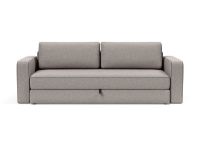 Billede af Innovation Living Black Label ILB 401 Sovesofa m. Armlæn 150-200 cm - Corocco Warm Grey/Mat Sort 