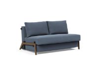 Billede af Innovation Living Black Label ILB 500 Sovesofa 140-200 cm - Yogia Ocean Blue/Røget Eg
