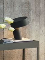 Billede af HAY Slant Table Lamp H: 28 cm - Soft Black 