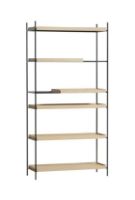 Billede af Woud Tray Shelf High H: 201 cm - White Pigmented Oak