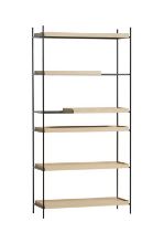 Billede af Woud Tray Shelf High H: 201 cm - White Pigmented Oak