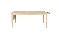 Billede af Haslev Klassik 6C Klapbord m. Skuffe 85x130 cm - Hvidolieret Eg