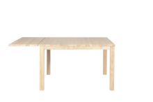 Billede af Haslev Klassik 5C Klapbord m. Skuffe 85x85 cm - Hvidolieret Eg