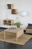 Billede af Haslev Klassik 5D Klapbord 85x85 cm - Olieret Eg