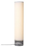 Billede af GUBI Unbound Gulvlampe H: 120 cm Large - White Linnen/Grey Marble 