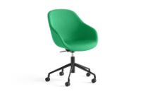 Billede af HAY AAC155 Drejestol About A Chair SH: 44 cm - Black Powder Coated Aluminium/Vidar 932