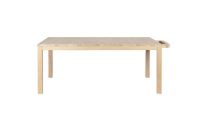 Billede af Haslev Klassik 6B Sofabord m. Skuffe 85x130 cm - Hvidolieret Eg