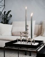 Billede af STOFF Nagel Taper Candles by Ester & Erik 6 pcs H: 29 cm - Dusty Green