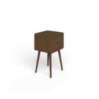 Billede af VIA Copenhagen The Box One Natbord H: 59 cm - Røget Eg UDSTILLINGSMODEL OUTLET