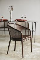 Billede af Nordal MOSSO Dinner Chair H: 77 cm - Dark Brown