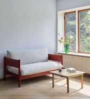 Billede af HAY Arbour Club Sofa B: 150 cm - Mode 009 / Wine Red Water-Based Lacquered Solid Beech