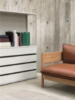 Billede af HAY Arbour Club Sofa B: 150 cm - Nevada NV2488S / Bottle Green Lacquered Solid Beech