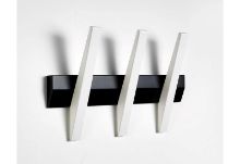 Billede af Hoigaard Tangent-3 Knagerække B:38 cm - Sort/Hvid