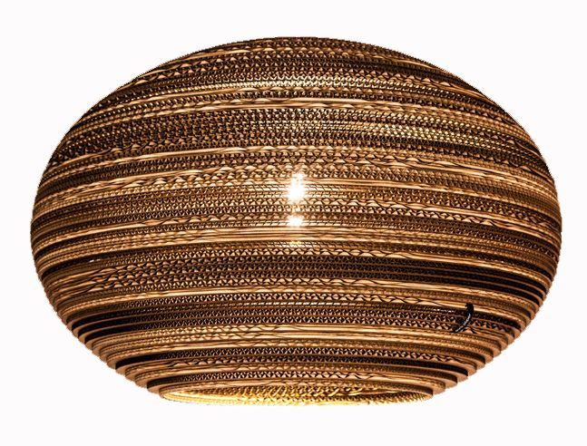 Billede af Think Paper Lazy Lamp Ø: 29 cm - Natur OUTLET