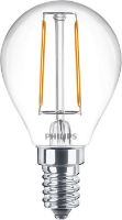 Billede af PHILIPS Kerte & Luster E14 LED Pære 2W (25W) - Varm Hvid