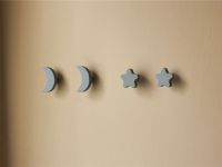 Billede af Nofred Kids Stars & Moons Hooks H: 3,4 cm - Blue OUTLET