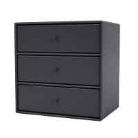 Billede af Montana Mini 1007 Modul med 3 Skuffer 35x35 cm - 04 Anthracite