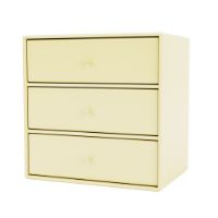 Billede af Montana Mini 1007 Modul med 3 Skuffer 35x35 cm - 159 Camomile