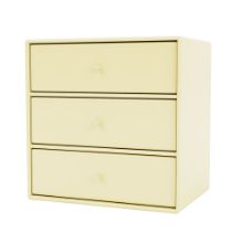 Billede af Montana Mini 1007 Modul med 3 Skuffer 35x35 cm - 159 Camomile