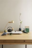 Billede af Kay Bojesen Sangfugl H: 15,5 cm - Aqua / Malet bøg