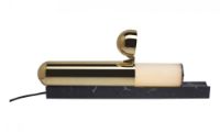 Billede af DCW Editions ISP Bordlampe L: 55,5 cm - Marble Noir/Gold