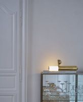 Billede af DCW Editions ISP Bordlampe L: 55,5 cm - Marble Noir/Gold