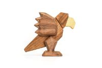 Billede af FableWood Papegøjen 12x16 cm - Valnød/Ask OUTLET