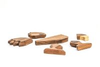 Billede af FableWood Papegøjen 12x16 cm - Valnød/Ask OUTLET