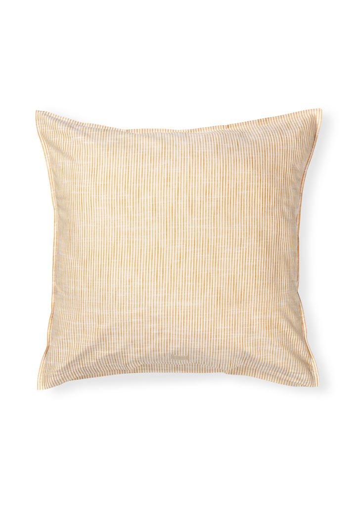 Billede af Juna Monochrome Lines Pudebetræk 60x63 cm - Okker/Hvid 