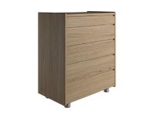 Vis detaljer for Kaagaard 558047 Kommode med Metalben 80x47x85 cm - Oliebehandlet Eg Billede af Kaagaard 558047 Kommode med Metalben 80x47x85 cm - Oliebehandlet Eg