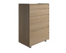 Vis detaljer for Kaagaard 668047 Kommode med Metalben 50x102x47cm - Eg Oliebehandlet Billede af Kaagaard 668047 Kommode med Metalben 50x102x47cm - Eg Oliebehandlet