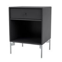 Billede af Montana Selection Dream Sengebord med ben 35,4x35,4x30 cm - 04 Anthracite / Chrome