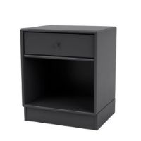 Billede af Montana Selection Dream Sengebord med sokkel 7 cm 35,4x35,4x30 cm - 04 Anthracite