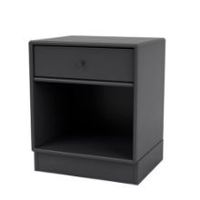 Billede af Montana Selection Dream Sengebord med sokkel 7 cm 35,4x35,4x30 cm - 04 Anthracite
