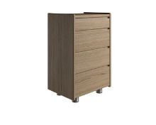 Vis detaljer for Kaagaard 445037 Kommode med Metalben 50x68x37cm - Oliebehandlet Eg Billede af Kaagaard 445037 Kommode med Metalben 50x68x37cm - Oliebehandlet Eg