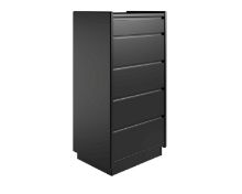 Vis detaljer for Kaagaard 555037 Kommode med Sokkel 85x50x37cm - Sortmalet Billede af Kaagaard 555037 Kommode med Sokkel 85x50x37cm - Sortmalet