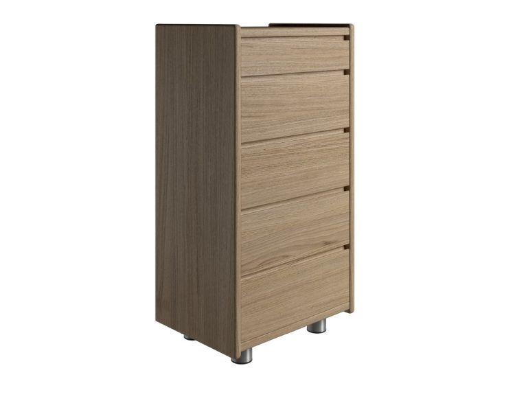 Billede af Kaagaard 555037 Kommode med Metalben 85x50x37cm - Oliebehandlet Eg